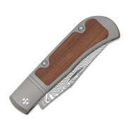 Kizer Trestle Damascus, Savmosott, Ti &amp; Mkuruti Fa V3761A2 - KNIFESTOCK