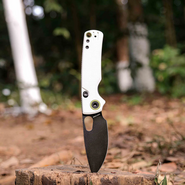 Vosteed Porcupine 14C28N Stonewash Blanc G10 A2606 - KNIFESTOCK
