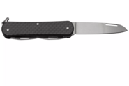 Fox-Knives FOX VULPIS FOLDING KNIFE STAINLESS STEEL M390 POLISH BLADE,CARBON FIBER 3K HANDLE FX-VP13 - KNIFESTOCK