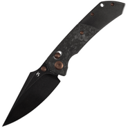 Kansept Fenrir KNFS Exclusive, M390 Blackwash, Shred Carbon K1034VC1 - KNIFESTOCK