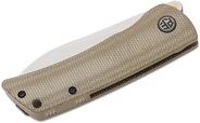 Petrified Fish PFE05S Flavorist Satin K110 khaki Micarta PFE05SKMS - KNIFESTOCK