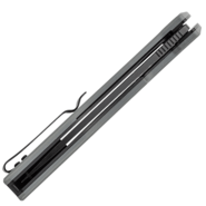 Petrified Fish PFB02 Loco Black Stonewashed D2 Gray G10 PFB02GADW - KNIFESTOCK