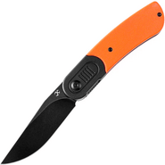 Kansept Reverie Black Stonewashed 154CM Black and Orange G10 T2025B3 - KNIFESTOCK