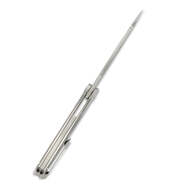 KUBEY Velocé Couteau Flipper à Verrouillage Frame, Lame CPM-S30V, Manche Ti Noir KB171D - KNIFESTOCK