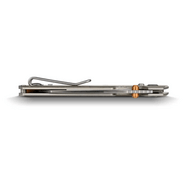 Vosteed Parallel S35VN Satin &amp; Brushed,Arctic Crackle Titanium - KNIFESTOCK