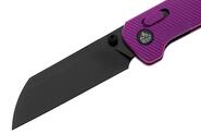 QPS Penguin Glyde 14C28N, nero, Manico: Viola FRN QS130GL-E2 - KNIFESTOCK