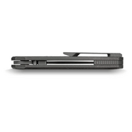 Vosteed Psyop Elmax Acid Etched &amp; Stonewashed,Dim Gray Titanium - KNIFESTOCK