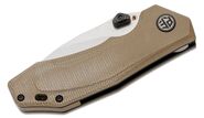 Petrified Fish PFP04 Havrog Stonewash K110 khaki Micarta PFP04KAMW - KNIFESTOCK