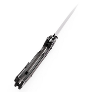 Kansept Apollo Mirror DLC CPM S35VN Blackwash Titanium, Purple Fatcarbon Crossbar lock K2107V4 - KNIFESTOCK