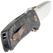 Fox Knives ORIGINAL GANGSTER, folding knife, Elmax Satin blade, Marble Carbon handle - KNIFESTOCK