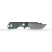 Vosteed Quokka 14C28N Stonewash Green Micarta D0601 - KNIFESTOCK