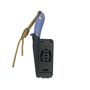 Kubey Bloom Fixed Blade Knife Blue Micarta Handle 2.60&quot; Beadblast 14C28N Blade KU411B - KNIFESTOCK