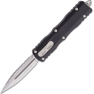 Microtech Dirac D/E Stonewash Standard Full Serration 225-12 - KNIFESTOCK
