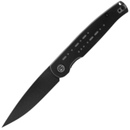 Petrified Fish PFE07 Morse Black Stonewashed 154CM Black with Gray G10 PFE07DDW - KNIFESTOCK