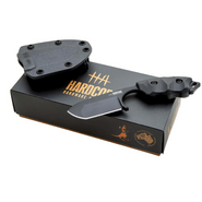 Hardcore Hardware HHA Kompaktes Feststehendes Messer - Modifizierte Drop Point LFK-07 - K340-Bl - KNIFESTOCK