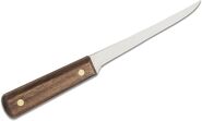 ONTARIO Old Hickory 417 Fillet Knife 6.25&quot; 440C Blade, Hardwood Handles, Leather Sheath  ON1275 - KNIFESTOCK