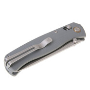 SRM 255L Brushed 10Cr15CoMoV Grey G10 Ambi Lock 255L-GK2 - KNIFESTOCK