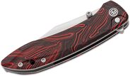 Petrified Fish PFE08 Grow Satin K110 Red Gmascus G10 PFE08RDMS - KNIFESTOCK