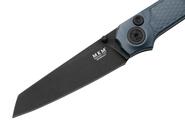 MKM MIURA – CPM Magnacut DSW bld - SOLID Grey Alu hdl, BUTTON LOCK - REV. S/S CLIP MK MI-AGYB - KNIFESTOCK