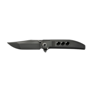 WE Polished Gray Titanium Integral Handle With Satin HolesPolished Gray Bohler - KNIFESTOCK