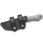 Viper HANDY2 Sheepfoot Stonewash M390, Green Canvas Micarta, Kydex sheath VT4050CG - KNIFESTOCK