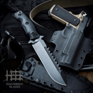 Halfbreed Blades Large Survival Knife - Fixed Blade LSK-01 BLK - K110 - KNIFESTOCK