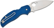 Spyderco SAGE 5 COBALT BLUE G-10 CPM SPY27 PLAINEDGE - KNIFESTOCK