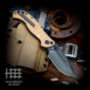 Halfbreed Blades Large Bush Folder - Folding Blade LBF-01 Gen-2 DE - CPM 3V - KNIFESTOCK