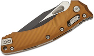 Microtech Amphibian® - RAM-LOK™ S/E Fluted Tan Partial Serrated 137RL-2FLTA - KNIFESTOCK