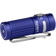 Olight Baton 4 Premium Edition Flashlight with Wireless Charging Case (Regal blue, 1300 Lumens) - KNIFESTOCK