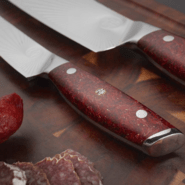DELLINGER Chef Sandvik Red Northern Sun - KNIFESTOCK
