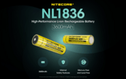 Nitecore batéria NL1836 (3600mAh) - KNIFESTOCK