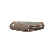 Giant Mouse ACE Iona V2 Bronze Anodized Aluminum / Magnacut Stonewashed Blade IONA-V2-BRONZE-ALU - KNIFESTOCK