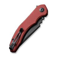 Civivi Bluetick Burgundy G10 HandleBlack Stonewashed 14C28N BladeNested Liner Lock C23050-2 - KNIFESTOCK