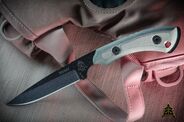 TOPS KNIVES Skinat Black Micarta SK521 - KNIFESTOCK