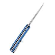 KUBEY Mizo Liner Lock Front Flipper Vouwmes Blauw G10 Handvat KU2101B - KNIFESTOCK