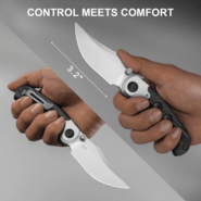 Kizer PIONEER L.F Nitro-V Aluminum &amp; Micarta ZX-FK03A3 - KNIFESTOCK