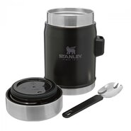 Stanley 10-09382-005 Classic series Food Jar With Spork Matte Black 0,4 l - KNIFESTOCK