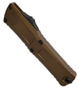 Microtech COMBAT TROODON GEN III T/E BLACK STANDARD TAN 1144-1TA - KNIFESTOCK