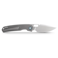 Vosteed Psyop Elmax Satin Gray Titanium A2202 - KNIFESTOCK