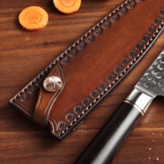 Xinzuo chef knife leather sheath LE01 - KNIFESTOCK