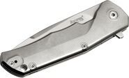 Lionsteel Folding knife, M390 blade, Titanium handle GREY Acc. IKBS wood KIT box  TRE GY - KNIFESTOCK