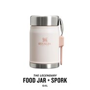 STANLEY The Legendary Food Jar + Spork .4L / 14oz Rose Quartz (New) 10-09382-106 - KNIFESTOCK