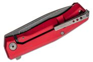 Lionsteel Folding knife OLD BLACK M390 blade, RED aluminum handle MT01A RB - KNIFESTOCK