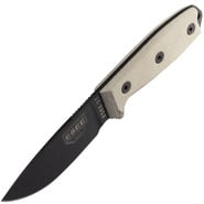 ESEE KNIVES MODEL 3 SURVival Knife 3mil-P-B Black Sheath + Belt Clip and Molle-Back - KNIFESTOCK