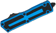 Microtech SCARAB II GEN III S/E BLACK PART SERRATED BLUE 1278-2BL - KNIFESTOCK