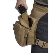 Pentagon MAX-S Gun Thigh Pouch K16023-01-Black-ONE SIZE - KNIFESTOCK