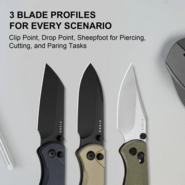 Kizer Drop Bear 2 | Nitro-V| Richlite(Blue Canyon)| - KNIFESTOCK