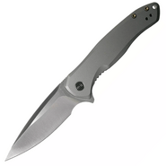 WE KNIFE Kitefin Gray Titanium/Satin CPM S35VN 2001H - KNIFESTOCK