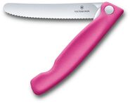 VICTORINOX 6.7836.F5B SWISS CLASSIC zatvárací nôž na paradajky 11cm ružová  - KNIFESTOCK